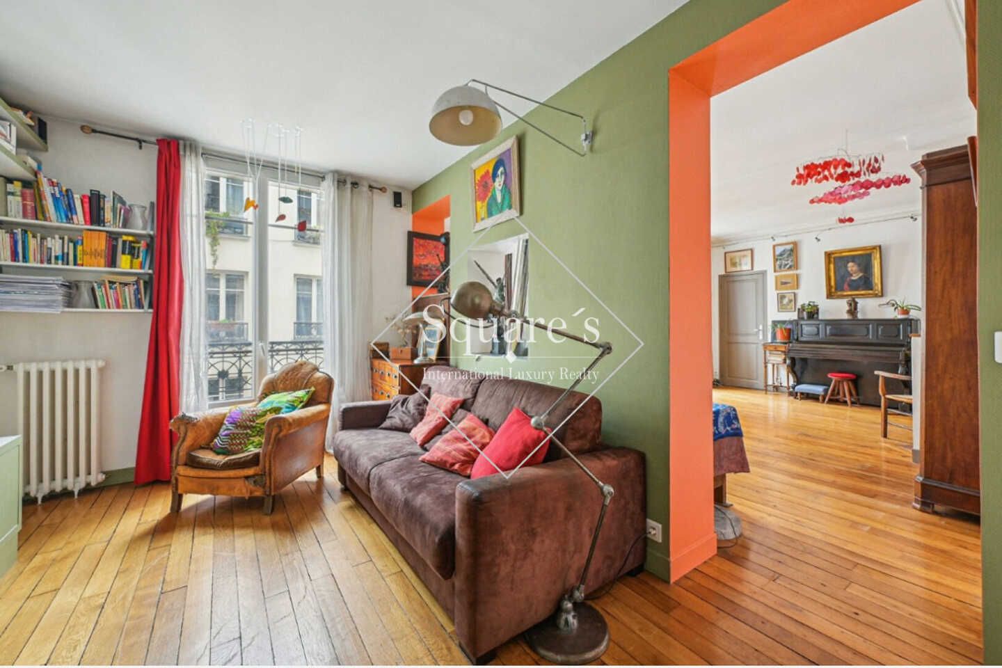 apartment 5 Rooms for sale on Paris 18ème (75018) Sale Apartment Paris 18ème 5 Rooms 89 m²