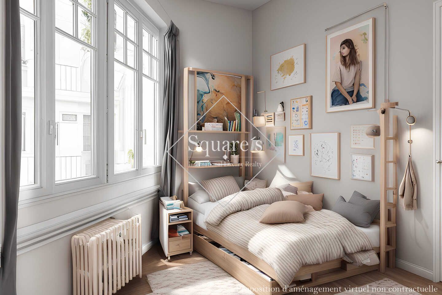 appartement 3 Pièces en vente sur Paris 17ème (75017)