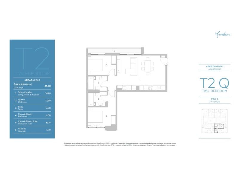 apartment 4 Rooms for sale on Lisboa (1900)