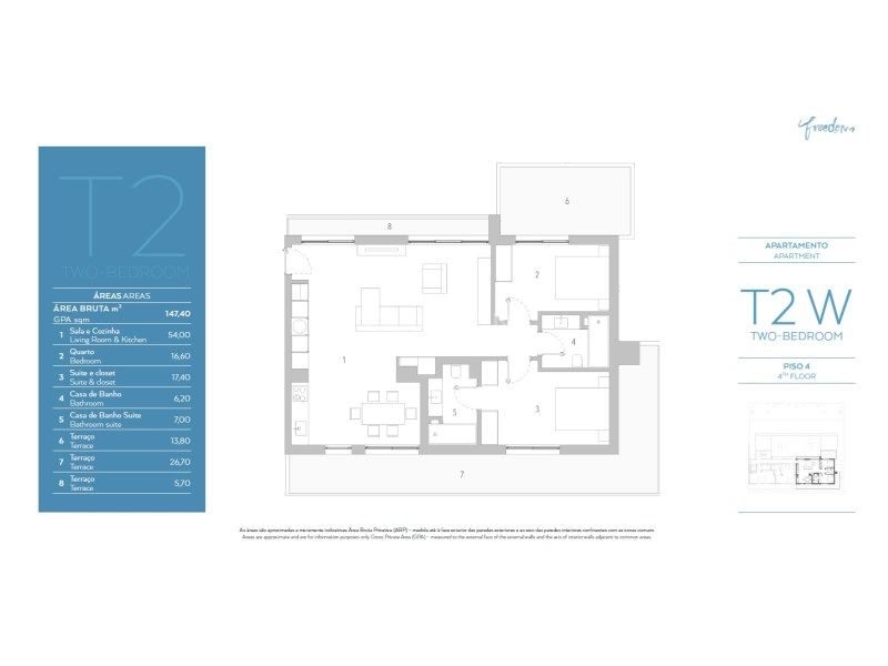 appartement 4 Pièces en vente sur Lisboa (1900)