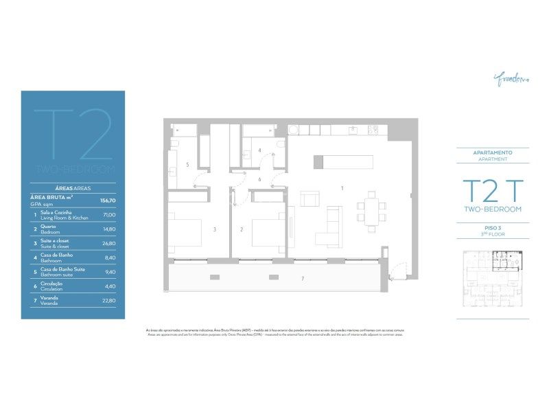 apartment 4 Rooms for sale on Lisboa (1900)