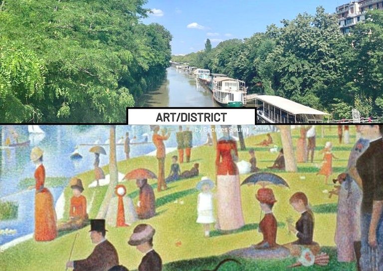 ART/DISTRICT by Georges Seurat