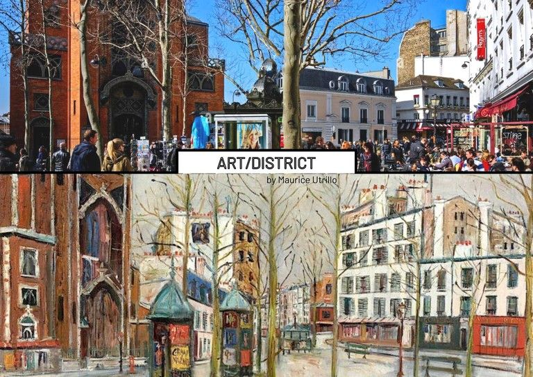 ART DISTRICT by Maurice Utrillo